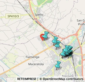 Mappa Via Enrico Giustozzi, 06034 Foligno PG, Italia (2.38188)