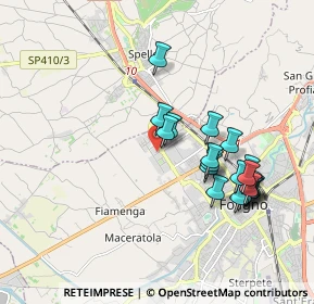 Mappa Via Enrico Giustozzi, 06034 Foligno PG, Italia (1.889)