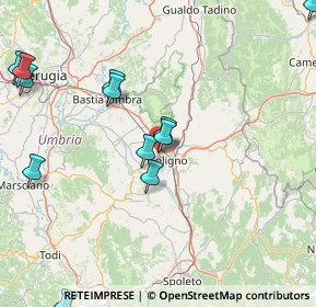 Mappa Via Enrico Giustozzi, 06034 Foligno PG, Italia (22.97429)