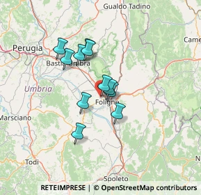 Mappa Via Enrico Giustozzi, 06034 Foligno PG, Italia (10.17545)