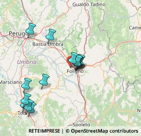 Mappa Via Enrico Giustozzi, 06034 Foligno PG, Italia (15.10571)