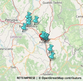 Mappa Via Enrico Giustozzi, 06034 Foligno PG, Italia (10.53364)