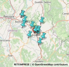 Mappa Via Andrea Vici, 06034 Foligno PG, Italia (8.85923)