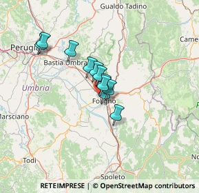 Mappa Via Andrea Vici, 06034 Foligno PG, Italia (8.59636)