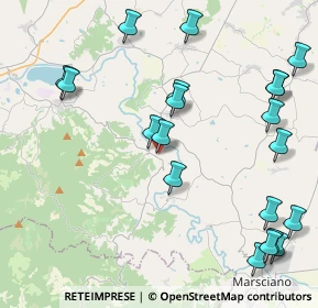 Mappa Località Mercatello, 06055 Marsciano PG, Italia (5.377)