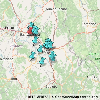 Mappa Via del Buon Pastore, 06034 Foligno PG, Italia (11.02067)