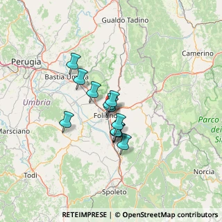 Mappa Via del Buon Pastore, 06034 Foligno PG, Italia (9.50417)