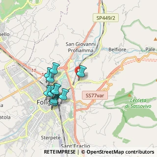 Mappa Via del Buon Pastore, 06034 Foligno PG, Italia (1.79727)