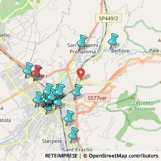 Mappa Via del Buon Pastore, 06034 Foligno PG, Italia (2.385)