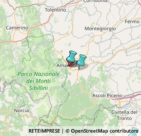 Mappa SP237, 63857 Amandola FM, Italia (42.46)