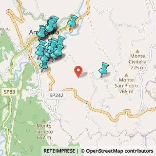 Mappa SP237, 63857 Amandola FM, Italia (1.22759)