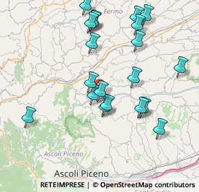 Mappa Contrada Tesino, 63068 Montalto delle Marche AP, Italia (8.3995)