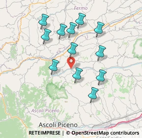 Mappa Contrada Tesino, 63068 Montalto delle Marche AP, Italia (7.10333)