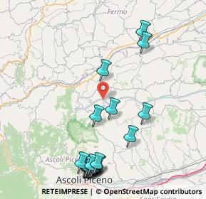 Mappa Contrada Tesino, 63068 Montalto delle Marche AP, Italia (10.5225)