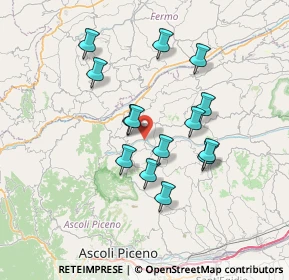 Mappa Contrada Tesino, 63068 Montalto delle Marche AP, Italia (6.41643)
