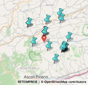 Mappa Contrada Tesino, 63068 Montalto delle Marche AP, Italia (6.76789)