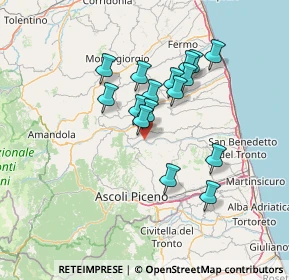 Mappa Contrada Tesino, 63068 Montalto delle Marche AP, Italia (11.78125)