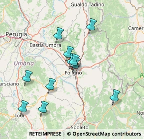 Mappa Via Camposenago, 06034 Foligno PG, Italia (14.36)