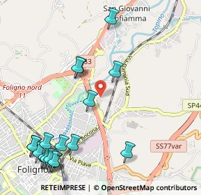 Mappa Via Serena, 06034 Foligno PG, Italia (1.4765)