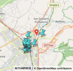 Mappa Via Serena, 06034 Foligno PG, Italia (1.8)