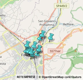 Mappa Via Serena, 06034 Foligno PG, Italia (1.616)