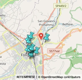 Mappa Via Serena, 06034 Foligno PG, Italia (1.61182)