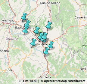 Mappa Via Serena, 06034 Foligno PG, Italia (9.84538)