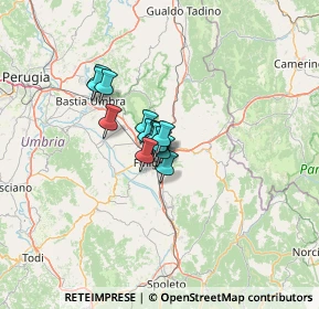 Mappa Via Serena, 06034 Foligno PG, Italia (6.61071)