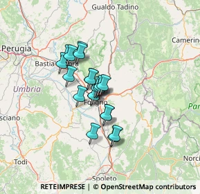 Mappa Via Serena, 06034 Foligno PG, Italia (9.0135)