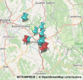 Mappa Via Chiesa Vecchia, 06034 Foligno PG, Italia (9.73077)