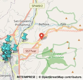 Mappa Via Chiesa Vecchia, 06034 Foligno PG, Italia (3.72467)