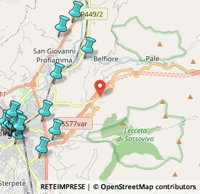 Mappa Via Chiesa Vecchia, 06034 Foligno PG, Italia (3.476)
