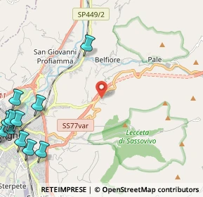 Mappa Via Chiesa Vecchia, 06034 Foligno PG, Italia (3.72833)
