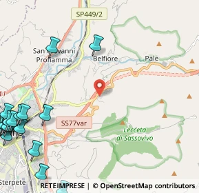 Mappa Via Chiesa Vecchia, 06034 Foligno PG, Italia (3.8925)