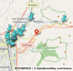Mappa Via Chiesa Vecchia, 06034 Foligno PG, Italia (2.648)