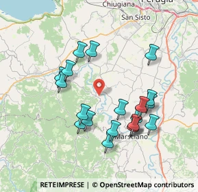 Mappa Località Monte Vibiano Vecchio, 06055 Marsciano PG, Italia (7.49)