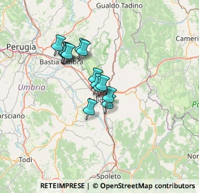 Mappa Via Lattanzio Di Niccolo', 06034 Foligno PG, Italia (9.63929)