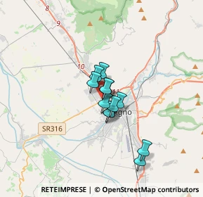 Mappa Via Laghi di Pilato, 06034 Foligno PG, Italia (2.05583)