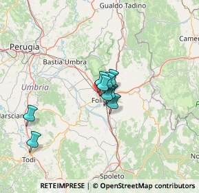 Mappa Via Laghi di Pilato, 06034 Foligno PG, Italia (29.38714)