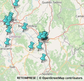 Mappa Via Laghi di Pilato, 06034 Foligno PG, Italia (16.745)