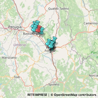 Mappa Via Monte Conero, 06034 Foligno PG, Italia (8.07308)