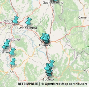 Mappa Via Flavio Federico, 06034 Foligno PG, Italia (19.9135)