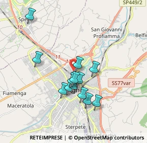 Mappa Via Flavio Federico, 06034 Foligno PG, Italia (1.56)