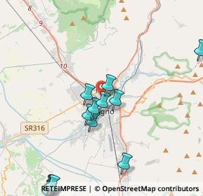 Mappa Via Flavio Federico, 06034 Foligno PG, Italia (5.436)