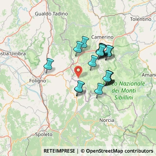 Mappa Frazione Voltellina, 06030 Sellano PG, Italia (12.25)