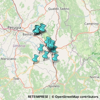 Mappa Via Petronio Barbati, 06034 Foligno PG, Italia (8.659)
