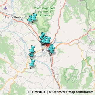 Mappa Via Petronio Barbati, 06034 Foligno PG, Italia (4.83143)