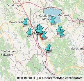 Mappa Via Girolamo, 06062 Città della Pieve PG, Italia (9.11)