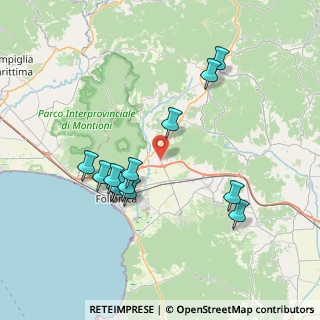 Mappa Strada Provinciale Vado All'Arancio, 58024 Massa Marittima GR, Italia (7.68923)