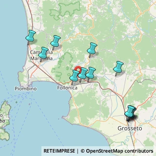 Mappa Strada Provinciale Vado All'Arancio, 58024 Massa Marittima GR, Italia (19.56923)